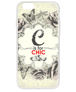 C is for Chic 2 - iPhone 6 Carcasa Transparenta Silicon