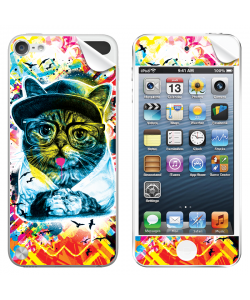 Hipster Meow - Apple iPod Touch 5th Gen Skin