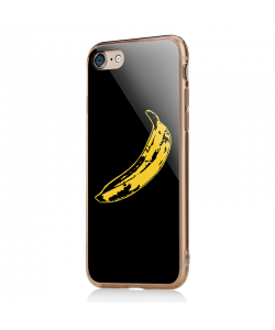 Banana - iPhone 7 / iPhone 8 Carcasa Transparenta Silicon