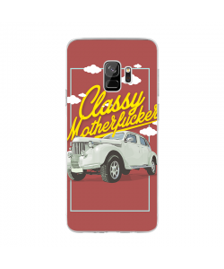 Classy Motherfucker - Samsung Galaxy S9 Carcasa Transparenta Silicon