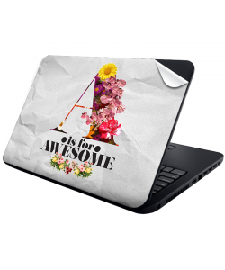 A is for Awesome - Laptop Generic Skin