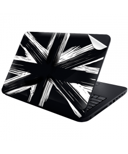 Black UK Flag - Laptop Generic Skin