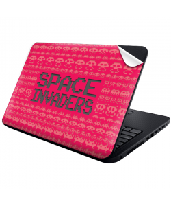 Space Invaders Red - Laptop Generic Skin