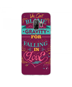 Falling in Love - Samsung Galaxy S9 Carcasa Transparenta Silicon