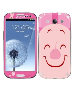 Folie protectie fata si spate Samsung Galaxy S3 Sweet Smile Face