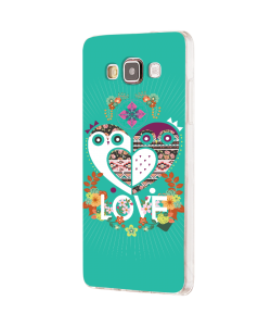 Owl Love - Samsung Galaxy J5 Carcasa Silicon 
