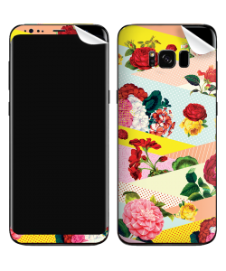 Flowers, Stripes & Dots - Samsung Galaxy S8 Skin
