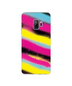 Graffiti Paint - Samsung Galaxy S9 Carcasa Transparenta Silicon