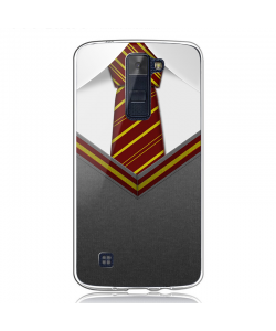 Harry Potter Tie - LG K8 2017 Carcasa Transparenta Silicon