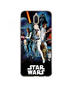 Star Wars Poster - Huawei Mate 10 Lite Carcasa Transparenta Silicon