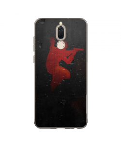 Grunge Red Counter Strike - Huawei Mate 10 Lite Carcasa Transparenta Silicon