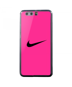 Pink Nike - Huawei P10 Plus Carcasa Transparenta Silicon