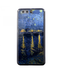 Van Gogh Starry Night - Huawei P10 Carcasa Transparenta Silicon