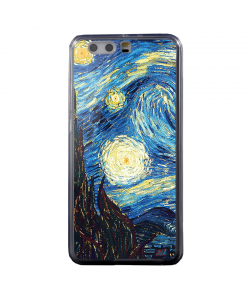 Van Gogh - Starry Night - Huawei P10 Plus Carcasa Transparenta Silicon