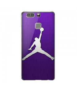 Purple Jordan - Huawei P10 Lite Carcasa Transparenta Silicon