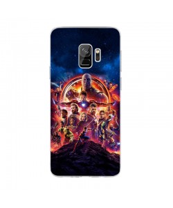 Infinity War Avengers - Samsung Galaxy S9 Carcasa Transparenta Silicon