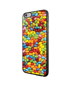 Jellybeans - iPhone 6/6S Carcasa Neagra TPU