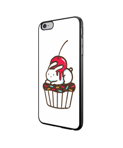 Cherry Bunny - iPhone 6/6S Carcasa Neagra TPU