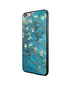 Van Gogh - Branches with Almond Blossom - iPhone 6/6S Carcasa Neagra TPU