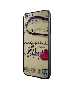 Soul Music - iPhone 6/6S Carcasa Neagra TPU