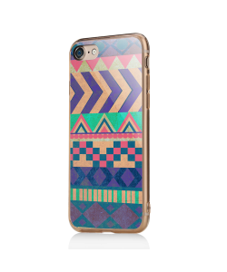 Tribal Pastel - iPhone 7 / iPhone 8 Carcasa Transparenta Silicon