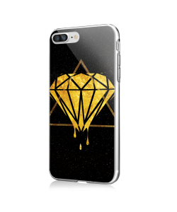 Diamond - iPhone 7 Plus / iPhone 8 Plus Carcasa Transparenta Silicon