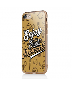 Enjoy This Sweet Moment - iPhone 7 / iPhone 8 Carcasa Transparenta Silicon