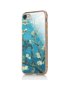Van Gogh - Branches with Almond Blossom - iPhone 7 / iPhone 8 Carcasa Transparenta Silicon