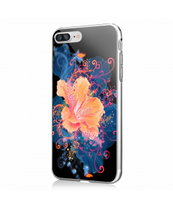 Abstract Flower - iPhone 7 Plus / iPhone 8 Plus Carcasa Transparenta Silicon