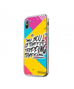 Trap Trip - iPhone X Carcasa Transparenta Silicon