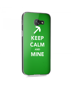 Keep Calm and Mine - Samsung Galaxy A5 2017 Carcasa Silicon