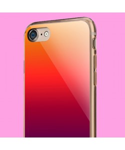 Sunset Gradients - iPhone 7 / iPhone 8 Carcasa Transparenta Silicon