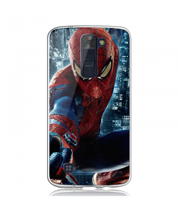 Spiderman 2 - LG K8 2017 Carcasa Transparenta Silicon