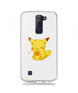 Pikachu - LG K8 2017 Carcasa Transparenta Silicon