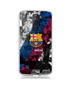FC Barcelona 2 - LG K8 Carcasa Transparenta Silicon