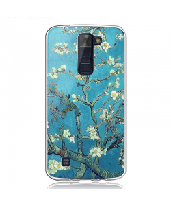 Van Gogh - Almond Blossom - LG K8 Carcasa Transparenta Silicon