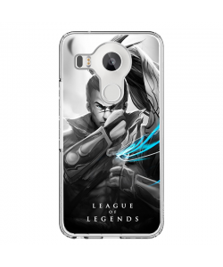League of Legends Yasuo 2 - LG Nexus 5X Carcasa Transparenta Silicon