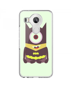 Minion Batman - LG Nexus 5X Carcasa Transparenta Silicon