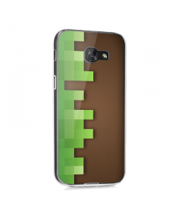 Minecraft - Samsung Galaxy A3 2017 Carcasa Silicon