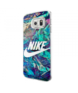 Glitchy Nike - Samsung Galaxy S7 Carcasa Silicon
