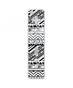 Tribal Black & White - Nintendo Wii Remote Skin