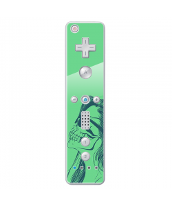 Skull Girl - Nintendo Wii Remote Skin