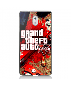 Grand Theft Auto V - Nokia 3 Carcasa Transparenta Silicon