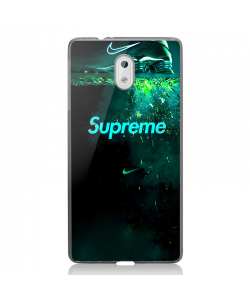 Nike X Supreme - Nokia 3 Carcasa Transparenta Silicon