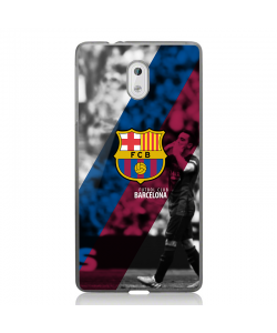 FC Barcelona 2 - Nokia 3 Carcasa Transparenta Silicon