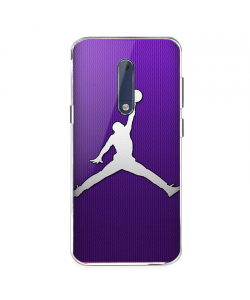 Purple Jordan - Nokia 5 Carcasa Transparenta Silicon