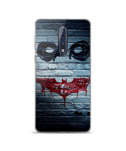 Batman/The Joker - Nokia 8 Carcasa Transparenta Silicon