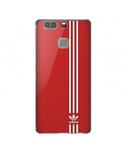 Red Adidas - Huawei P9 Lite 2017 Carcasa Transparenta Silicon