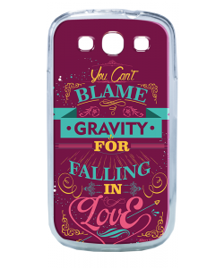 Falling in Love - Samsung Galaxy S3 Carcasa Silicon