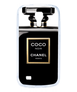 Coco Noir Perfume - Samsung Galaxy S4 Mini Carcasa Transparenta Silicon